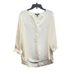 Woman Banana Republic  Beige Long Sleeveb Beige  shirts Size Medium